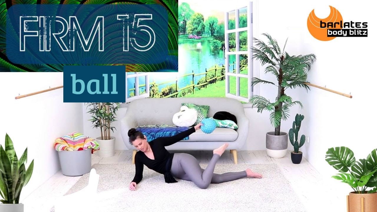 15 min Pilates Ball Mat Workout - BARLATES BODY BLITZ Firm 15 ball ...