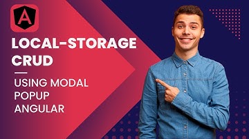 Angular CRUD with Local Storage | Student Registration App | angular tutorial