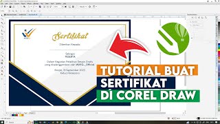 Tutorial buat sertifikat di aplikasi corel draw