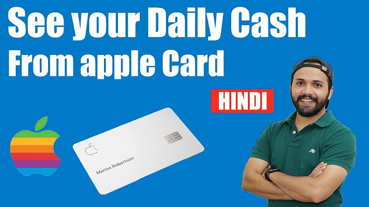 How to get daily cash apple card