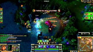 Ashe steals baron and gets double kill with the ultimate