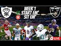 #nflfantasyfootball Week 1 Start Em' Sit Em' w. @bigmikeraider | 09.10.23