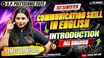 Introduction of Communication Skills in English Polytechnic 1st sem latest syllabus 2025 #astechnic