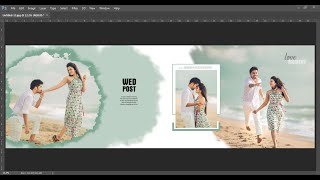 How To Design Creative Sheet 12x36 in Photoshop Tutorial #WeddingAlbumDesign