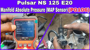 Pulsar NS 125 | Manifold Absolute Pressure (MAP Sensor Problem ) | P0106 Code | #118