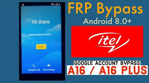 Itel A16/A16 plus FRP Bypass |  Google Account Bypass 2023 latest Android version