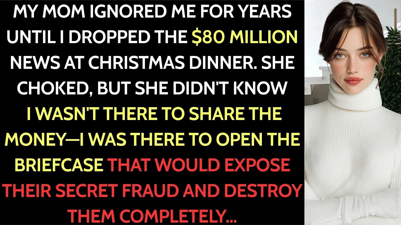 My mom ignored me for years — at Christmas I mentioned the $80M sale and she choked.