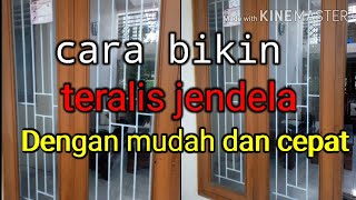 Cara buat teralis jendela dengan mudah dan cepat