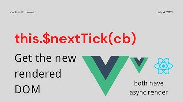 Use $nextTick to get new rendered DOM | Vue