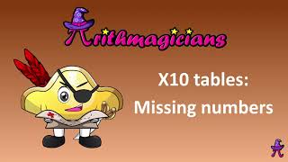 x10 Tables  - missing numbers