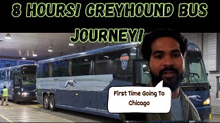 Crossing the Border by BUS! | Windsor to Chicago | Greyhound Bus Experience! | Full Travel Vlog