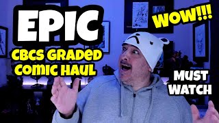 EPIC Graded Comic Book Haul Unboxing From CBCS Grading Service Super Rare Comics Must Watch Video