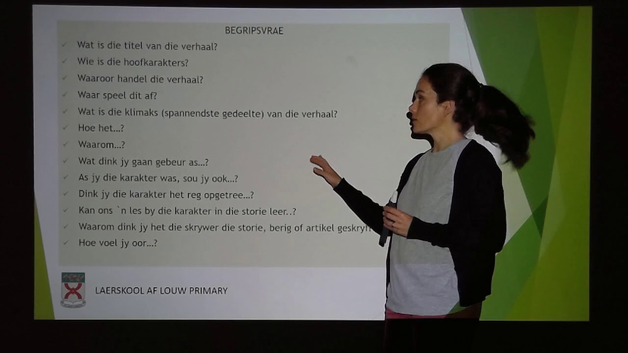 Afrikaans : Graad 6 : Week 3 : 6. Laaste les - Lees met begrip - YouTube