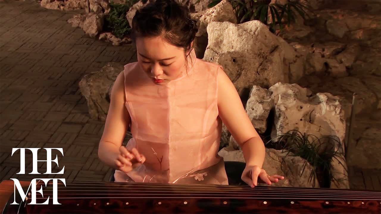 Guqin The Moon Over The Mountain Guan Performed By Jiaoyue Lyu