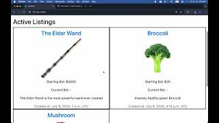 CS50 Web Development project 2 (Commerce)