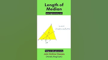 Solving for Median Length in a Triangle: Apollonius Theorem| Geometry tricks #logicxonomy #shorts