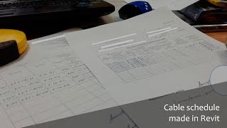 Building a Professional Cable Schedule in Revit