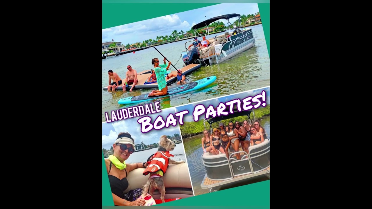 Pontoon Boat Rental Fort Lauderdale