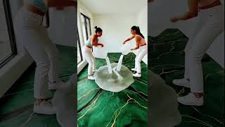 DIY Luxury Green Marble Floor 😍#EpoxyFlooring #RoomMakeover #DIY#Satisfying#HomeDecor#shorts #usa