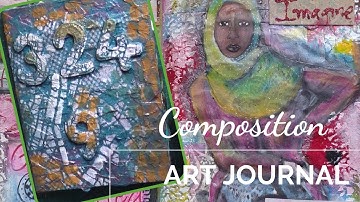 Composition Notebook Art Journal Flip through