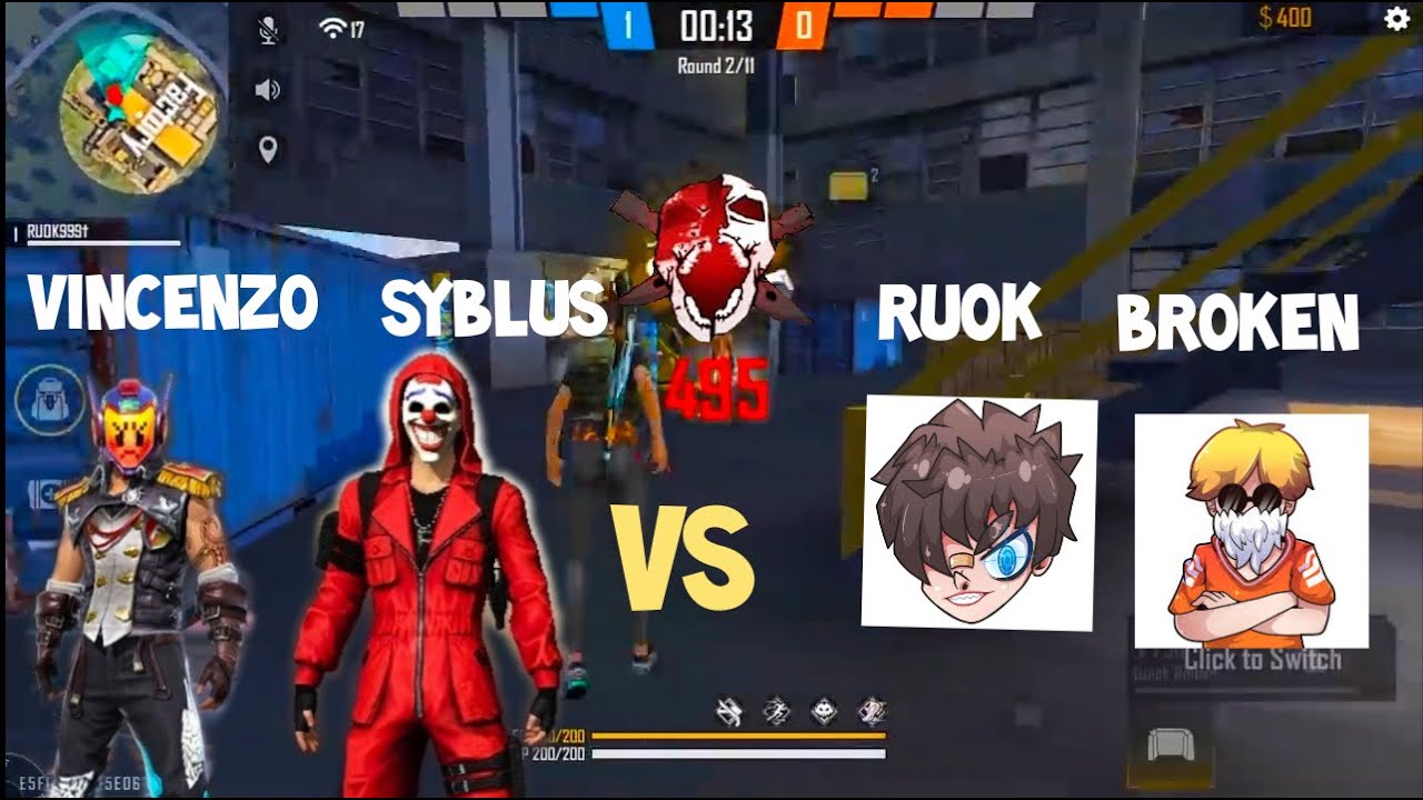 VINCENZO - SYBLUS VS RUOK - BROKEN 🔥 2 VS 2