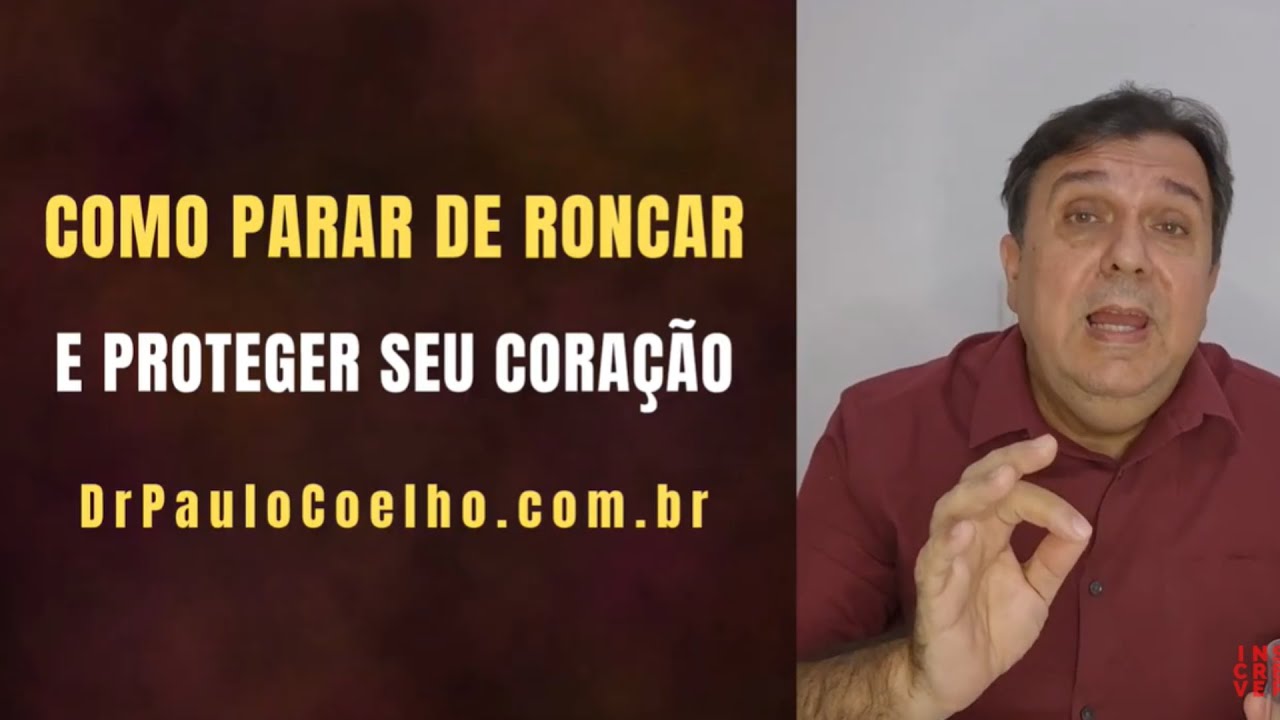 COMO PARAR DE RONCAR e proteger o seu CORAÇÃO?
