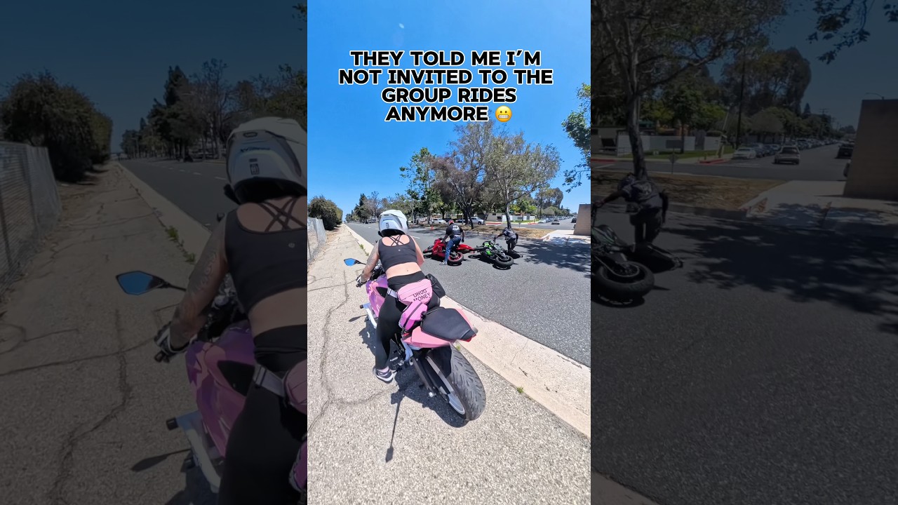 Would you invite me again after this? 😅 #girlswhoridemotorcycles #groupride #motovlog