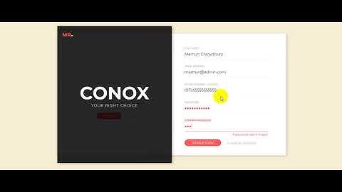 Materialize login template