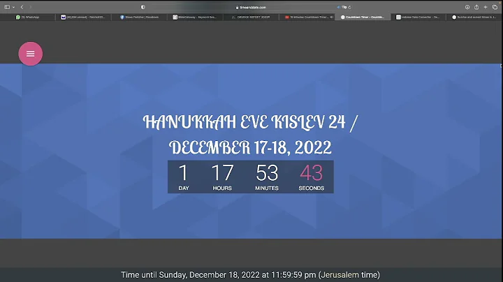 Will RAPTURE happen BEFORE this clock STRIKES ZERO?