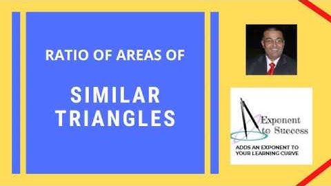 Ratio of Areas of Two Similar Triangles: Ratio of Perimeters of Similar Triangles