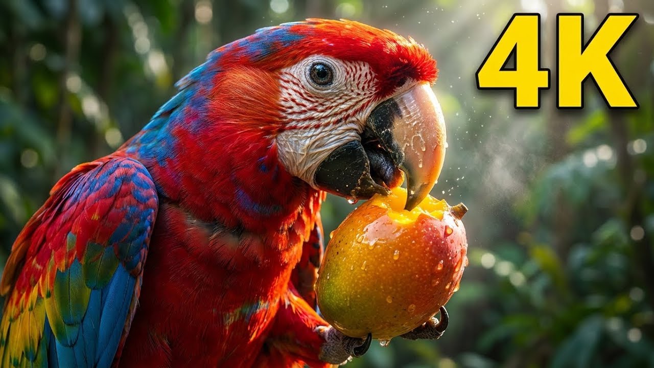 Colorful Birds of the Amazon Jungle in 4K | Life Feels Animal Kingdom Intro