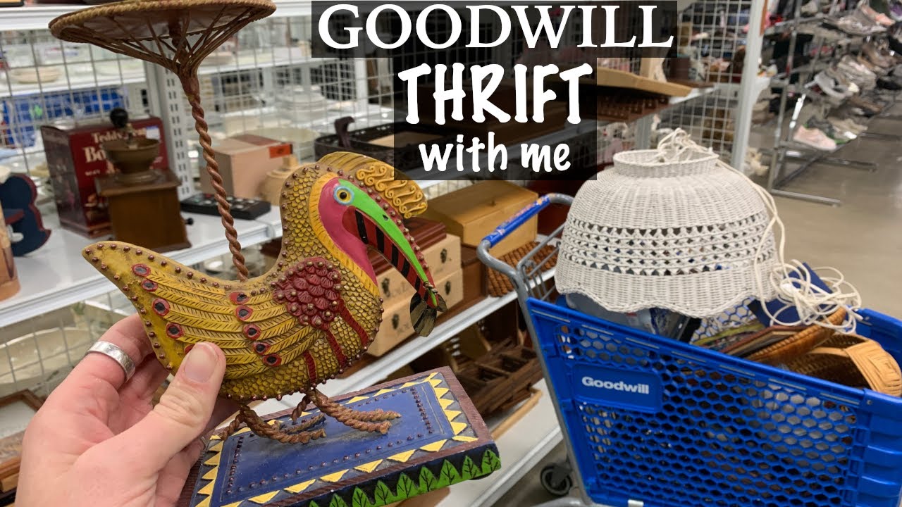 Goodwill Shelf Oh MY! Cleared A GOODWILL SHELF! | Thrift With Me for Ebay | Reselling ...