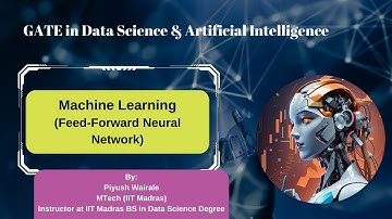 Feed-Forward Neural Network | GATE Data Science PYQs| Machine Learning | GATE DA 24 Q43