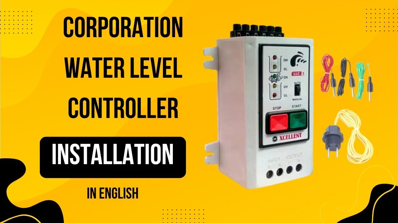 Water Level Control Installation Corporation Municipality Water Level Controller Automatic With Sensors ...