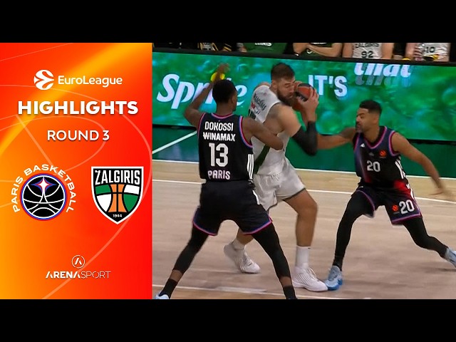 Paris - Žalgiris 82:78 | EUROLEAGUE (3.kolo) | 01. oktobar 2026.