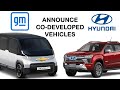 GM &amp; Hyundai Motors announce their Co-Developed Vehicle Plans