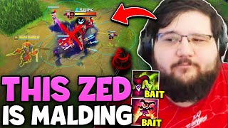 PINK WARD MAKES THIS ZED PLAYER HATE HIS LIFE! (HILARIOUS SHACO BAITS)