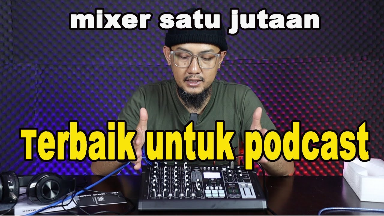Mixer Terbaik Untuk Podcast Mixer Recording Tech Pro Rtx 6 YouTube
