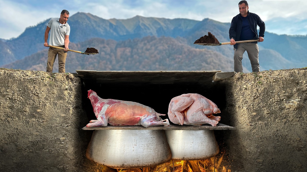 مغامرة طهي برية مع الشيف توكل: من اللحم الطازج إلى الخروف الكامل!