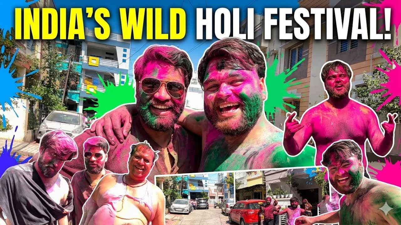 Humari Holi Toh Holiii🥳❤️‍🔥😂 II Family Vlog🥰 II #happyholi #holi #vlog #funny #vlogging 