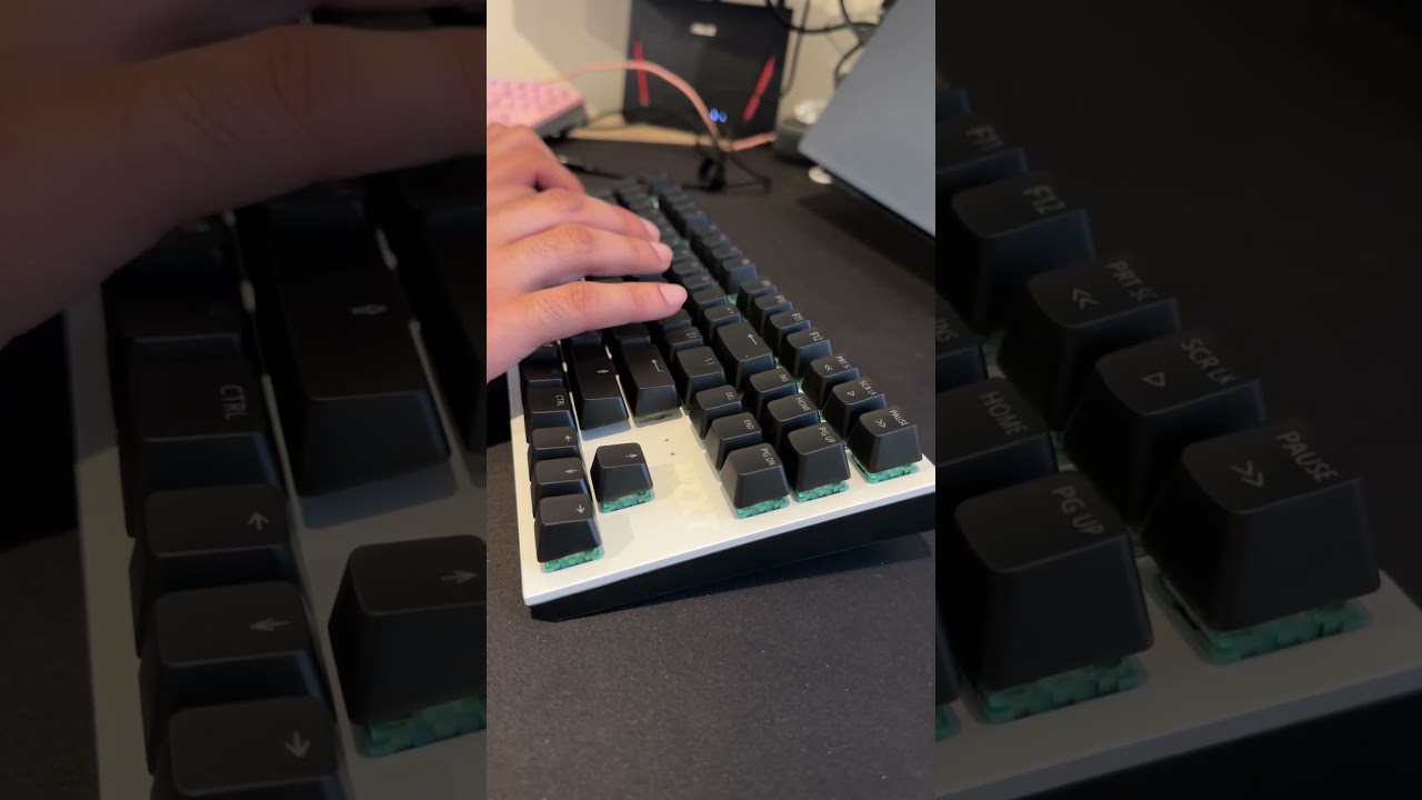 NZXT Function Akko CS Matcha Green Switches lubed sound