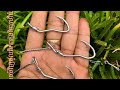 New Fishing hook style, how to make fishing hook