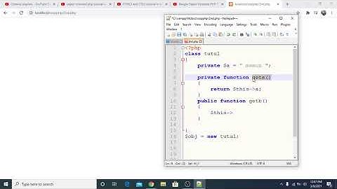 object oriented php tutorial in bangla access modifier private