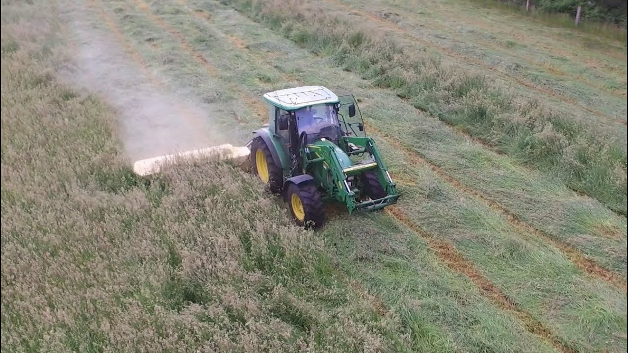 1. Schnitt | John Deere 5080 M | Krone AM 283 | Silage / Heu |*GoPro*DJI*Sound*