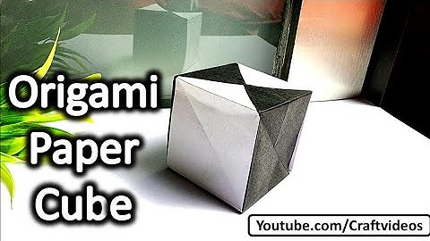ORIGAMI PAPER CUBE | ORIGAMI MAGIC CUBE | ORIGAMI CUBE #origami