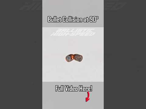 90 Degree Bullet Collision! #slowmotion
