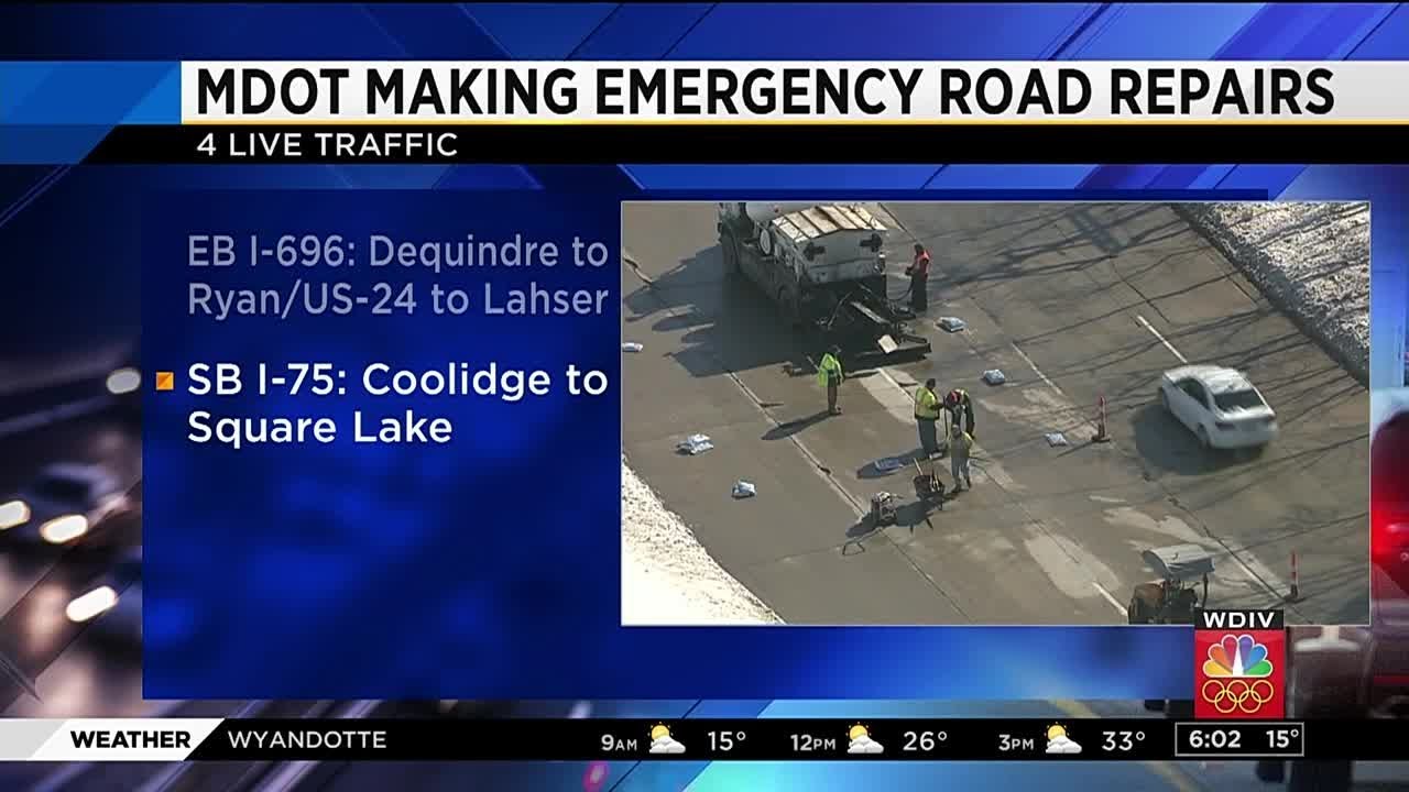 MDOT making emergency road repairs