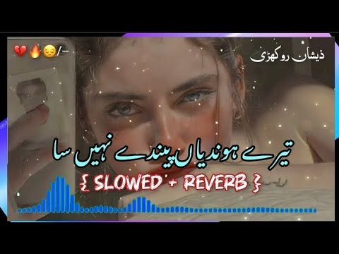 Tere Hundiya Pende nahi sa {Slowed & Reverb}|Shafaullah Khan Rokhri saraiki Song|Slowed Saraiki Song