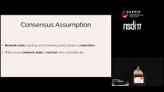 Famous NSDI '17 - SCL: Simplifying Distributed SDN Control Planes Wealth