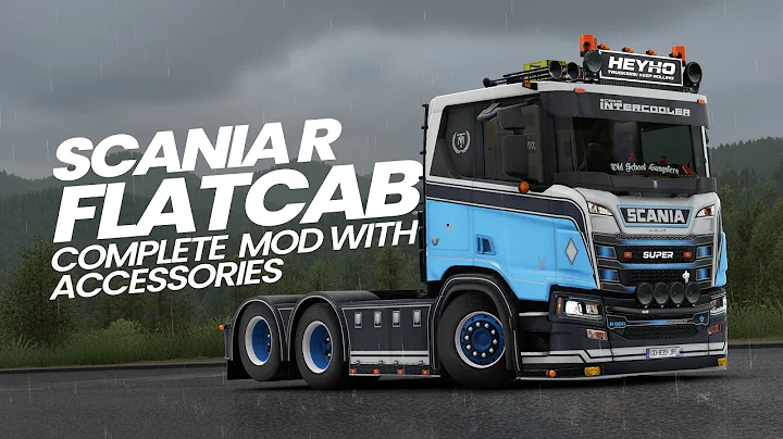 Is This The Best Truck Mod Ever? MDT Scania R FlatCab Mod Review | Custom Interior, Skins | ETS 2
